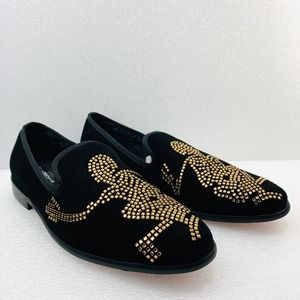 ELANROMAN Loafers Fashion Dress Shoes - Men's 46